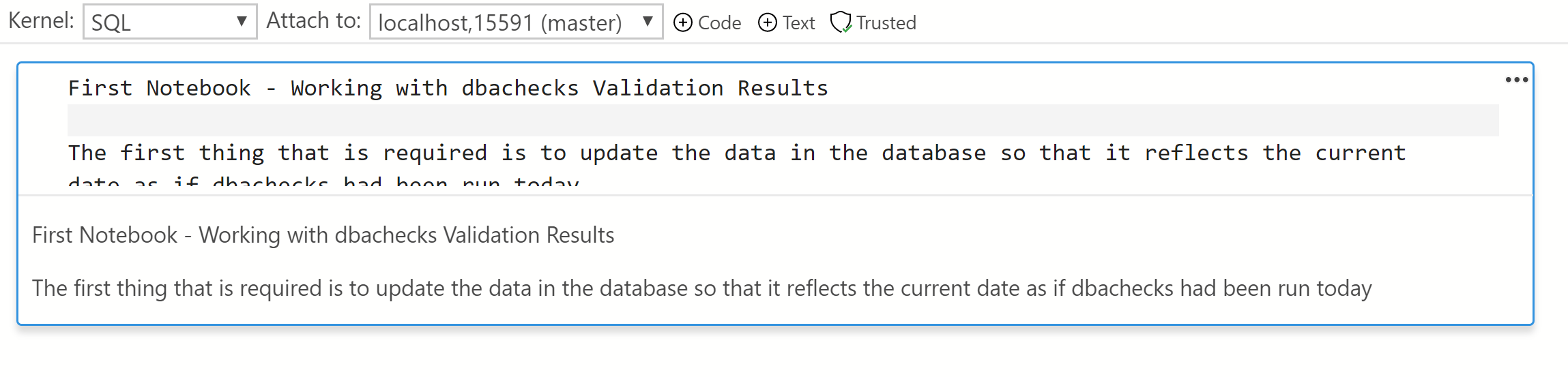 Featured image of post Whats a SQL Notebook in Azure Data Studio?